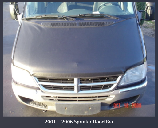 T1N 2001-2006 Sprinter Van Hood Bras for models with Dodge or