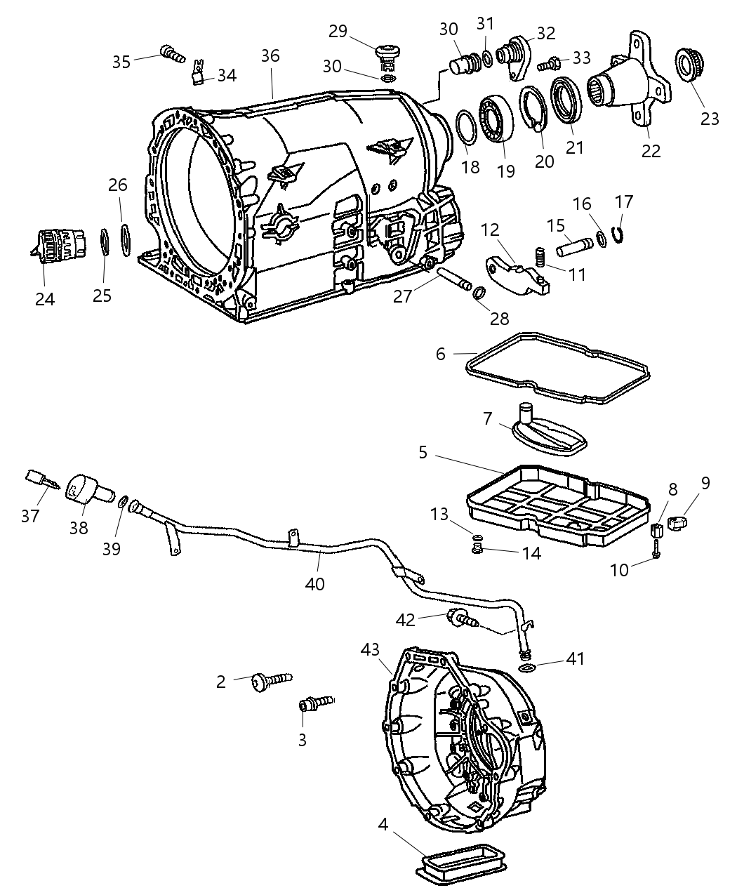 T1n 2001-2006 Sprinter Van Torque Transmission Converter - T1nparts.com